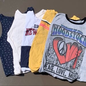 BUNDLE OF 5 SHIRTS!!